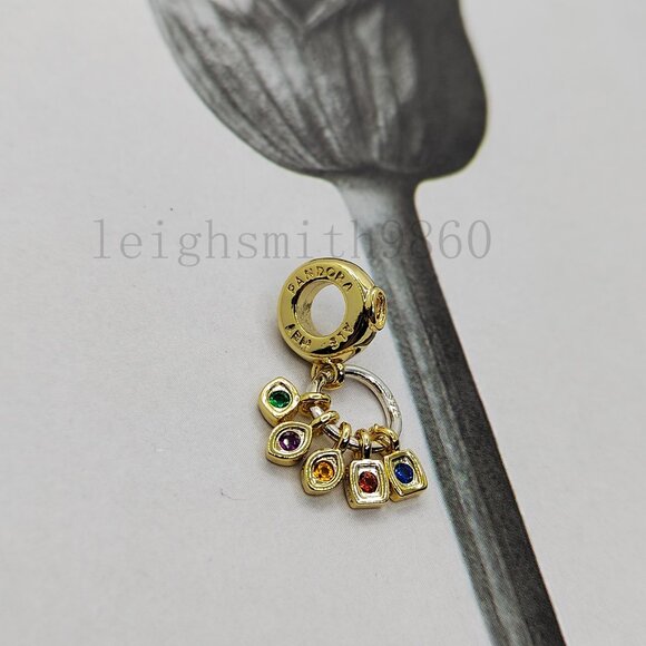 Pandora Marvel The Avengers Infinity Stones Dangle Charm - Picture 2 of 6